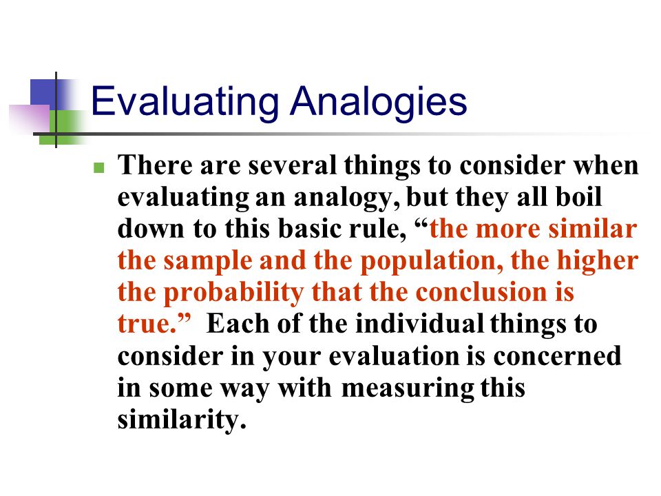 Evaluating Analogies