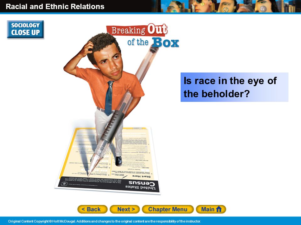 Is race in the eye of the beholder