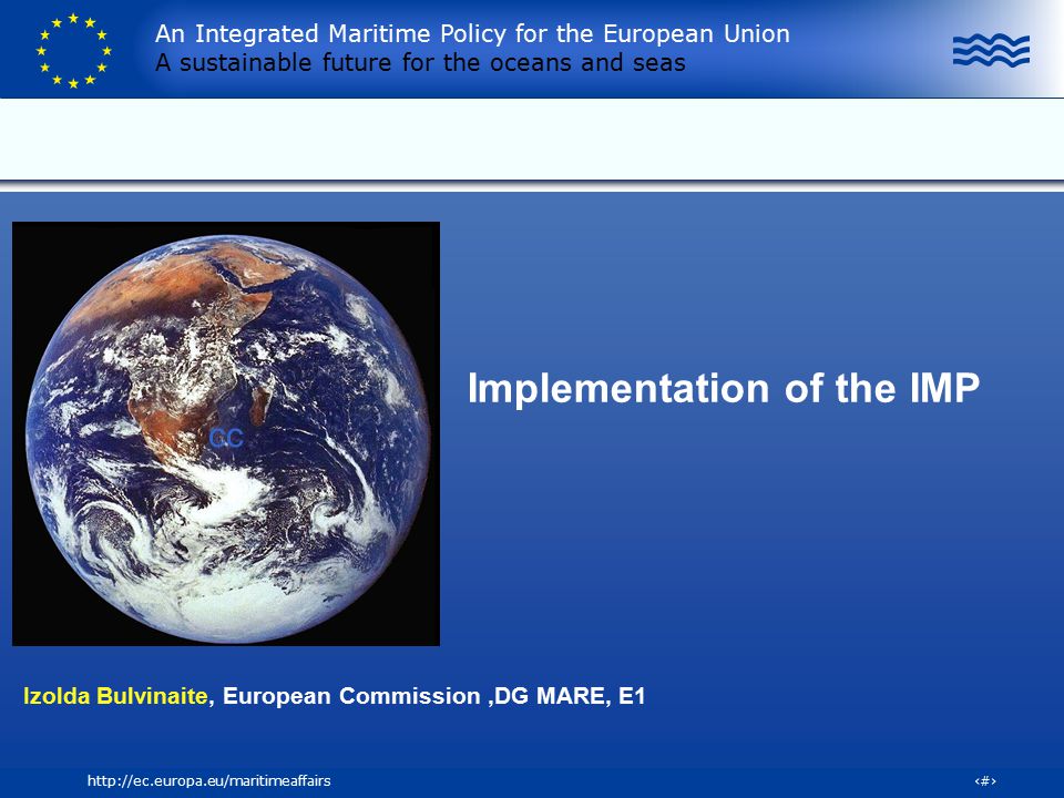 Izolda Bulvinaite, European Commission ,DG MARE, E1