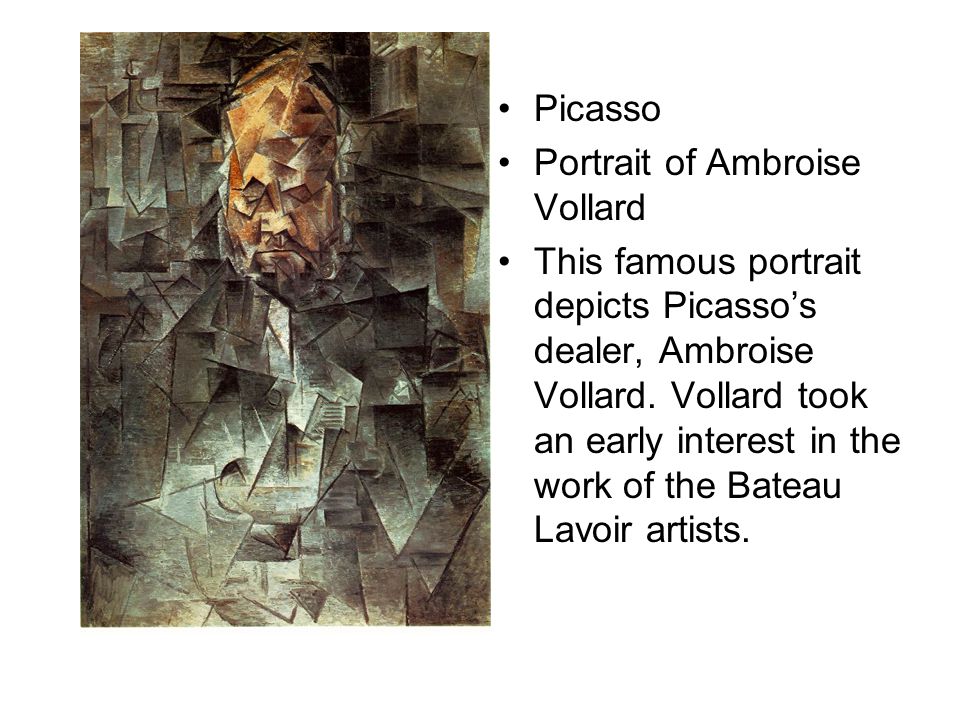 Picasso Portrait of Ambroise Vollard.