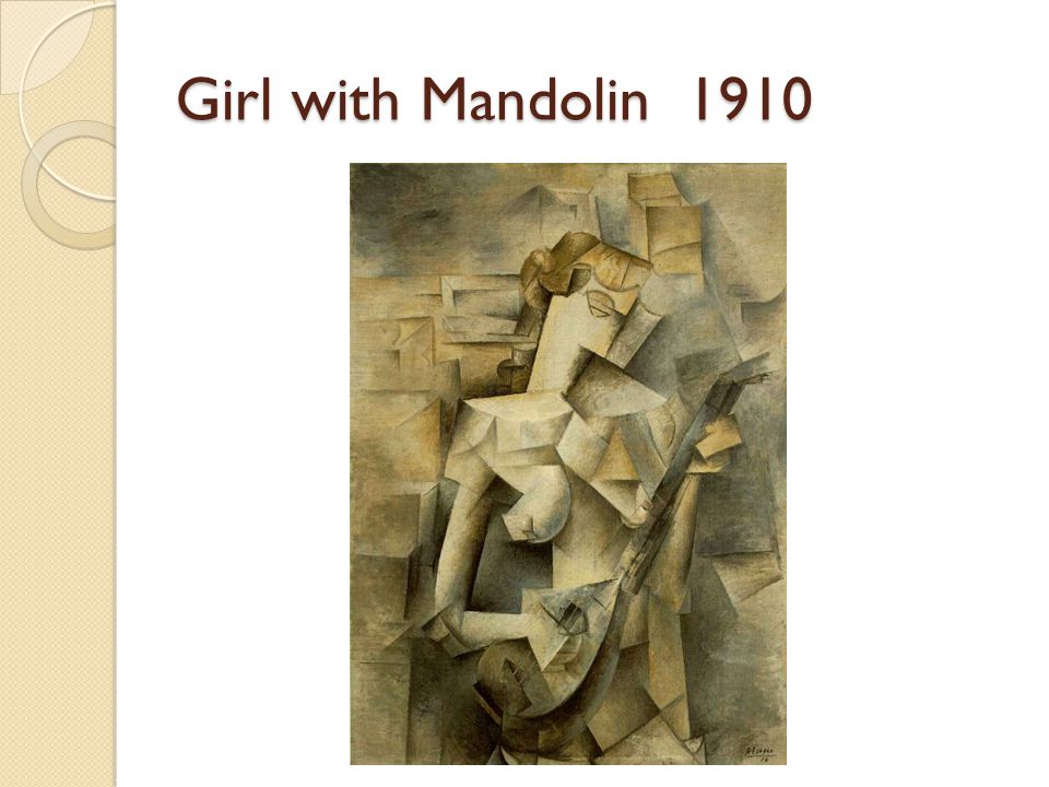 Girl with Mandolin 1910