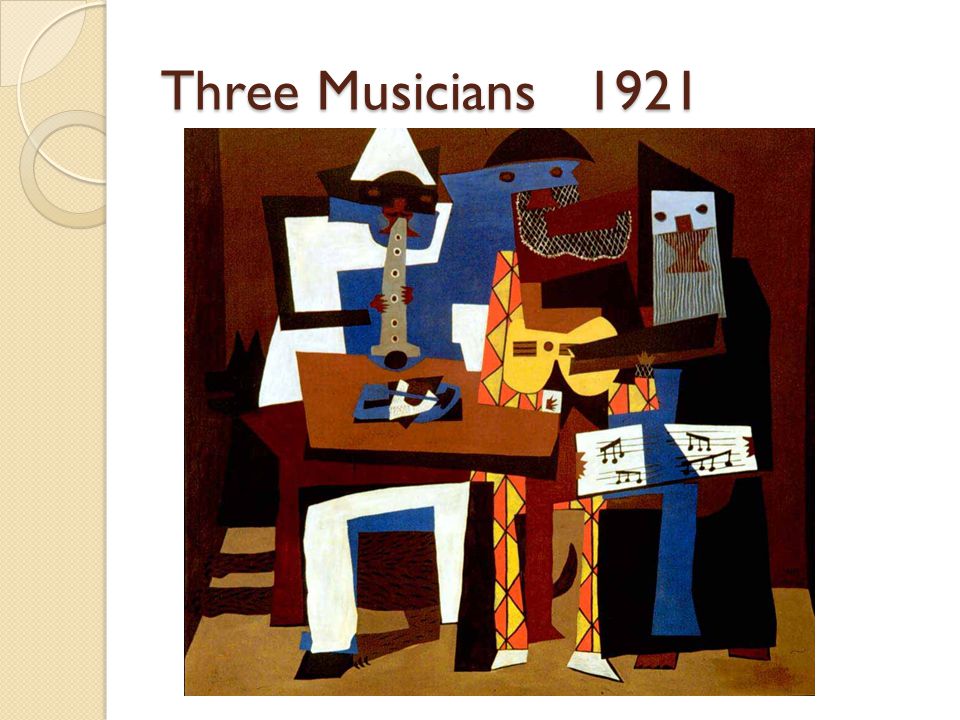 Three Musicians 1921