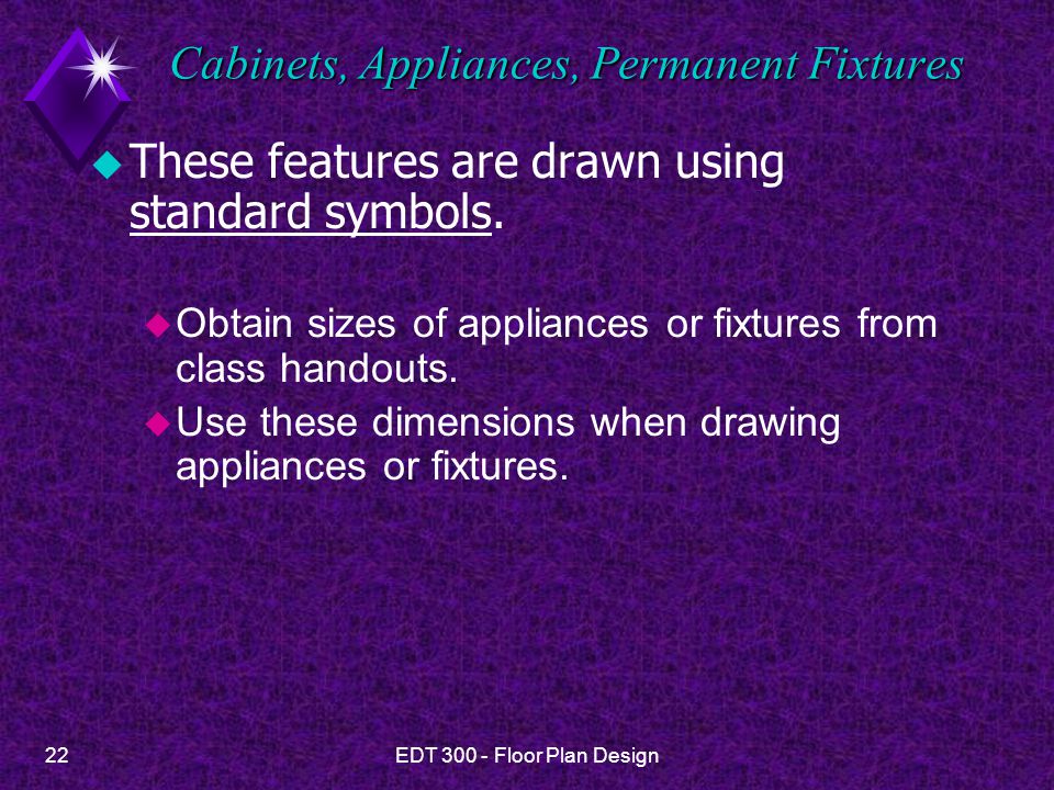Cabinets, Appliances, Permanent Fixtures