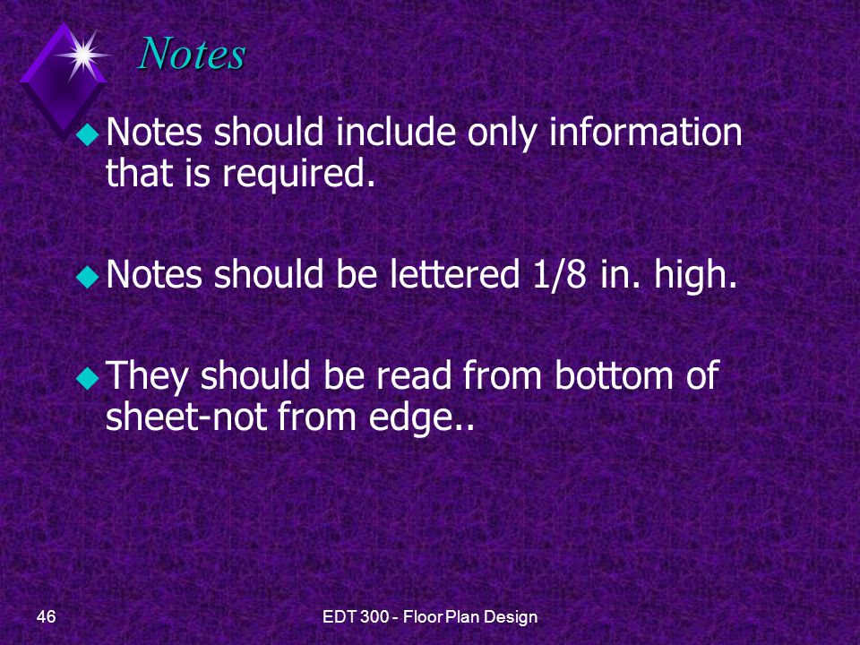 Notes Notes should include only information that is required.