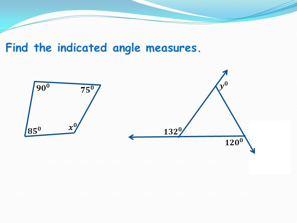 Find the indicated angle measures.