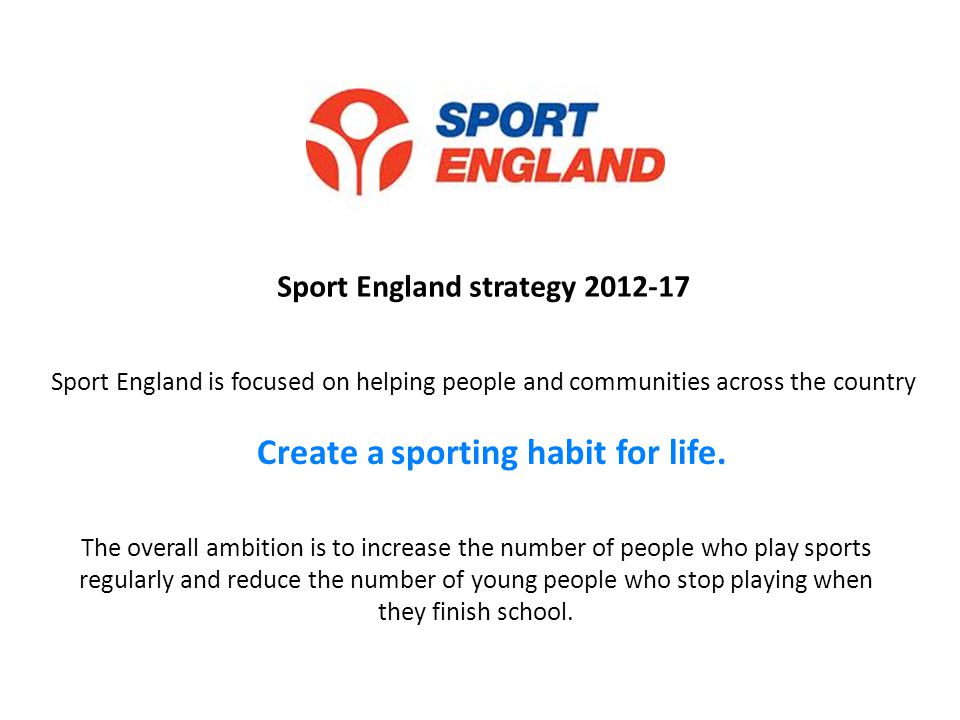 Sport England strategy