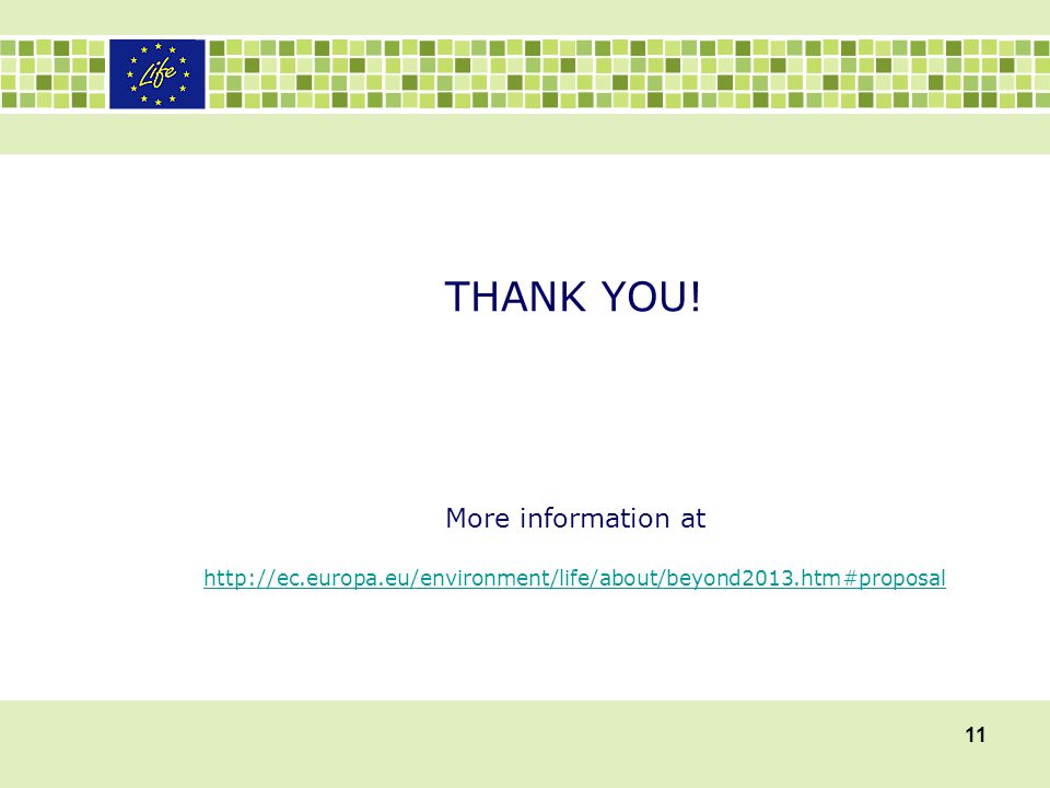 THANK YOU. More information at   europa