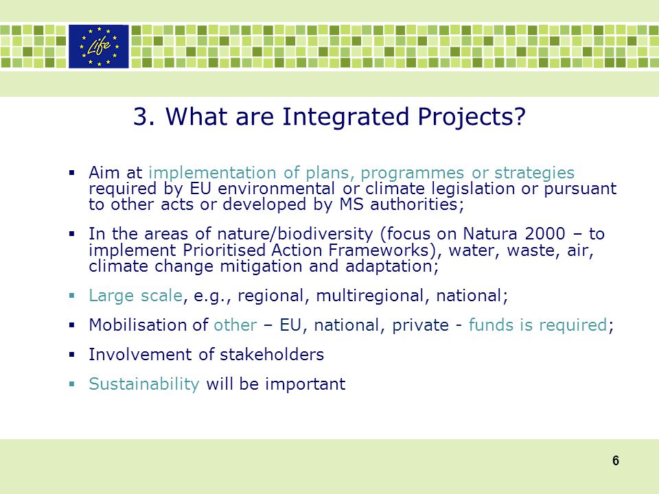 3. What are Integrated Projects