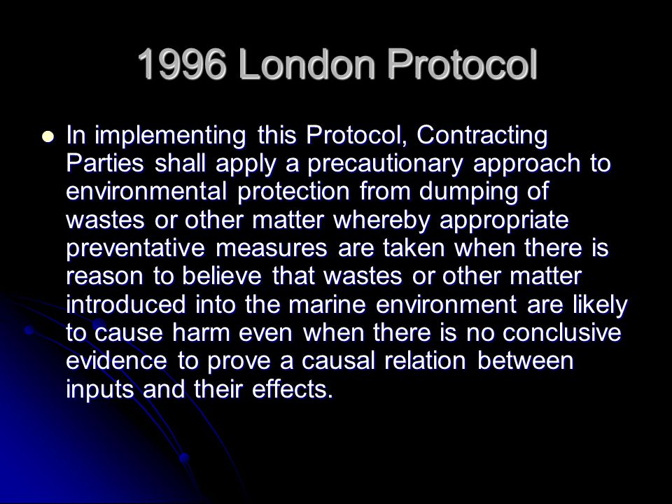 1996 London Protocol