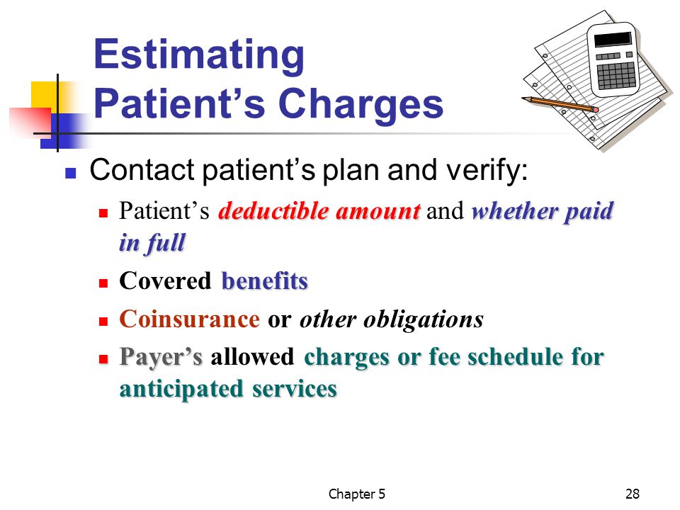 Estimating Patient’s Charges