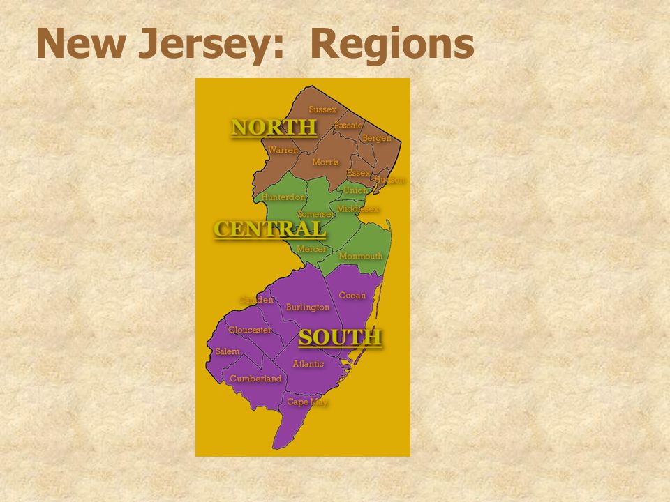 New Jersey: Regions