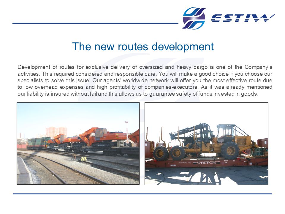 The new routes development