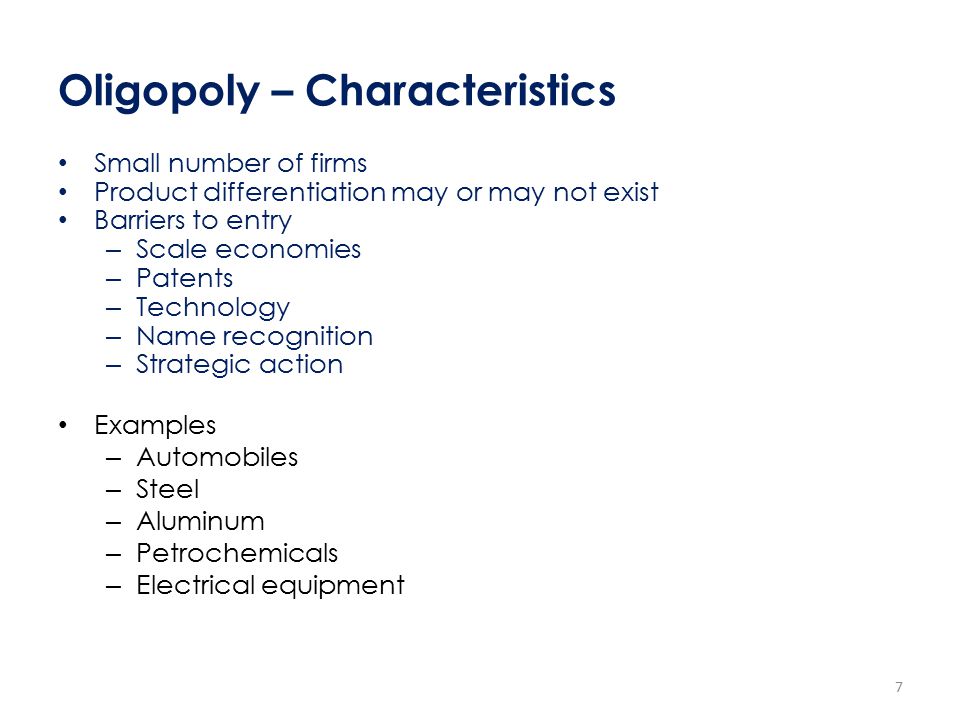 monopolistic competition and oligopoly