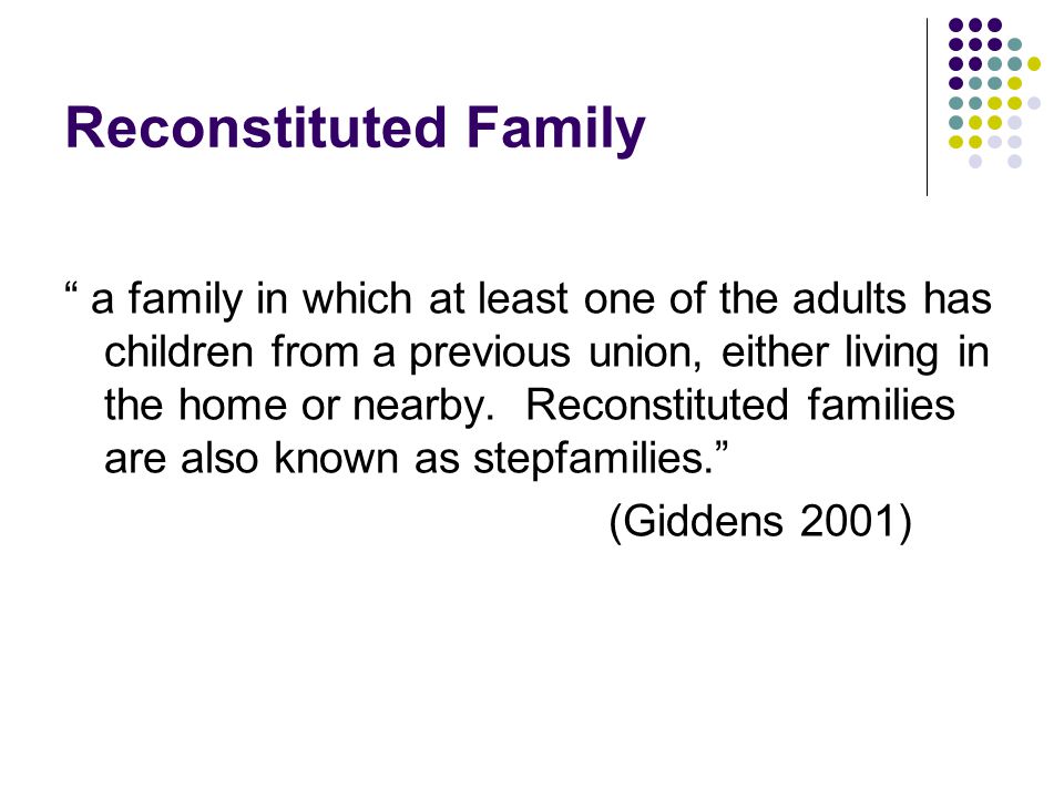 Reconstituted Family