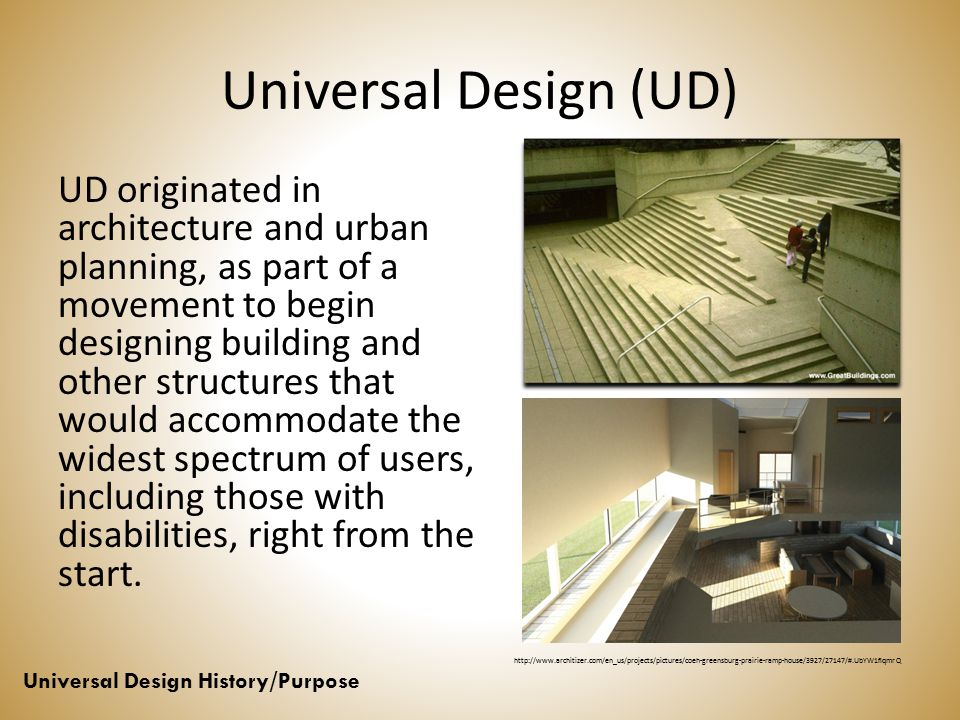 Universal Design (UD)