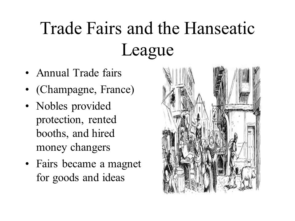 Trade Fairs and the Hanseatic League