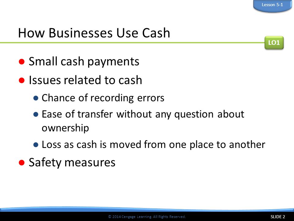 How Businesses Use Cash