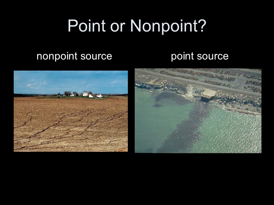 Point or Nonpoint nonpoint source point source