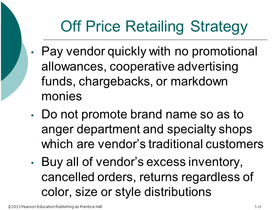 Off Price Retailing Strategy