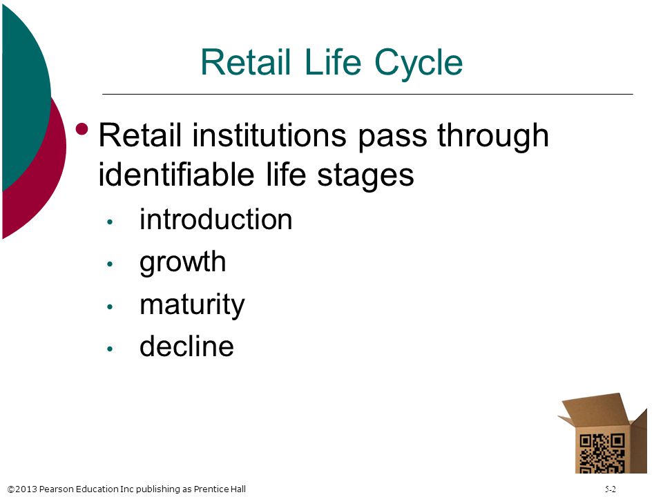 Retail Life Cycle Retail institutions pass through identifiable life stages. introduction. growth.