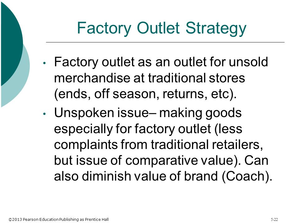Factory Outlet Strategy