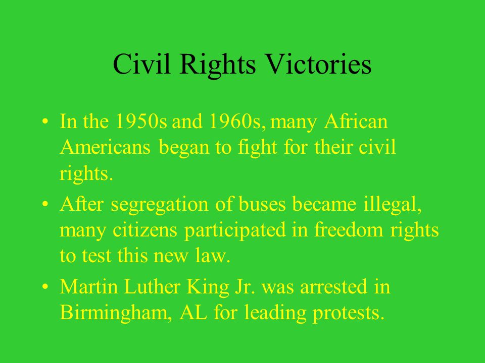 Civil Rights Victories