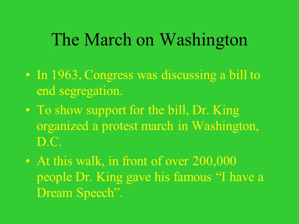 The March on Washington