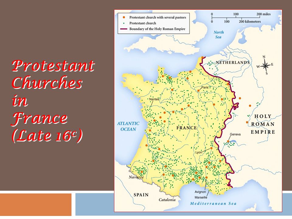 Protestant Churches in France (Late 16c)