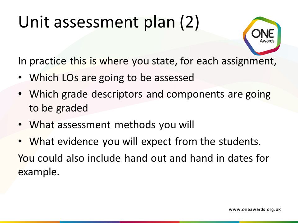 Unit assessment plan (2)