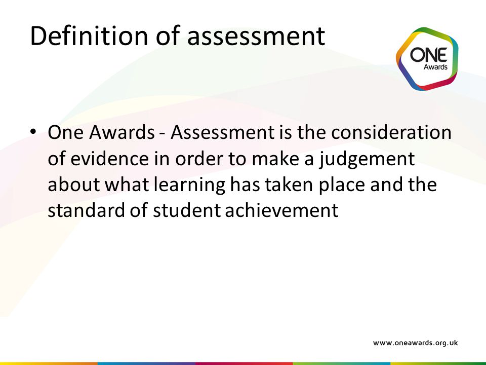 Definition of assessment