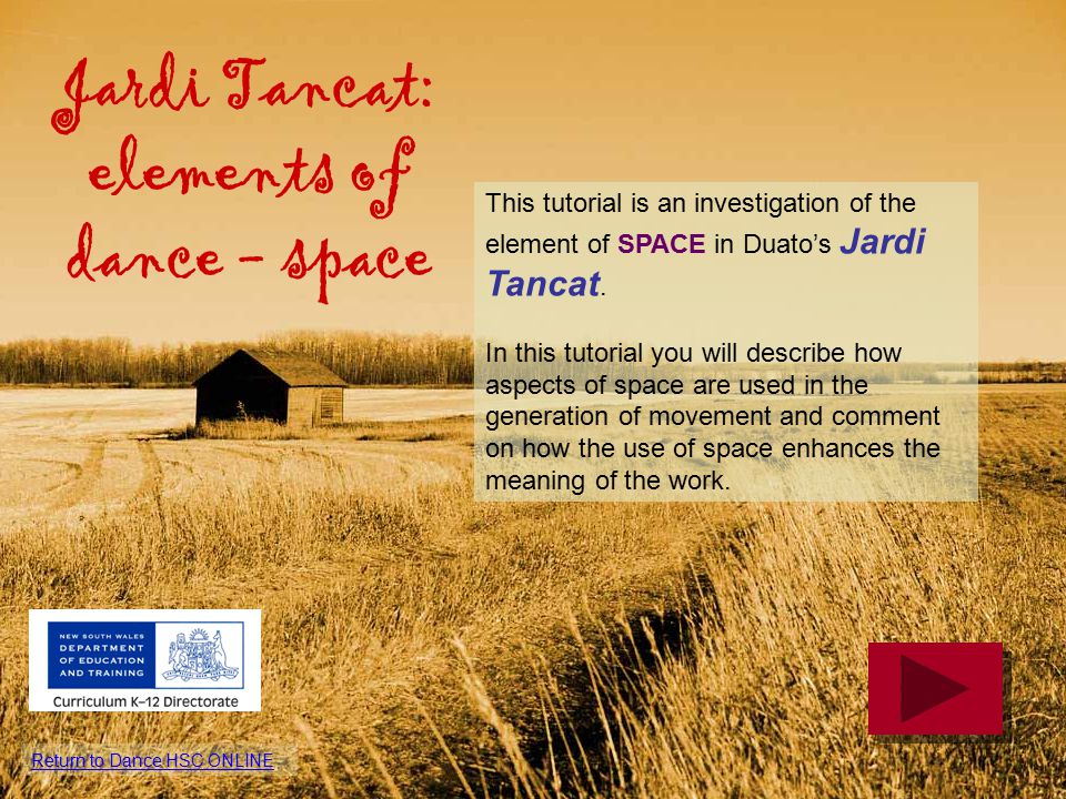 Jardi Tancat: elements of dance - space