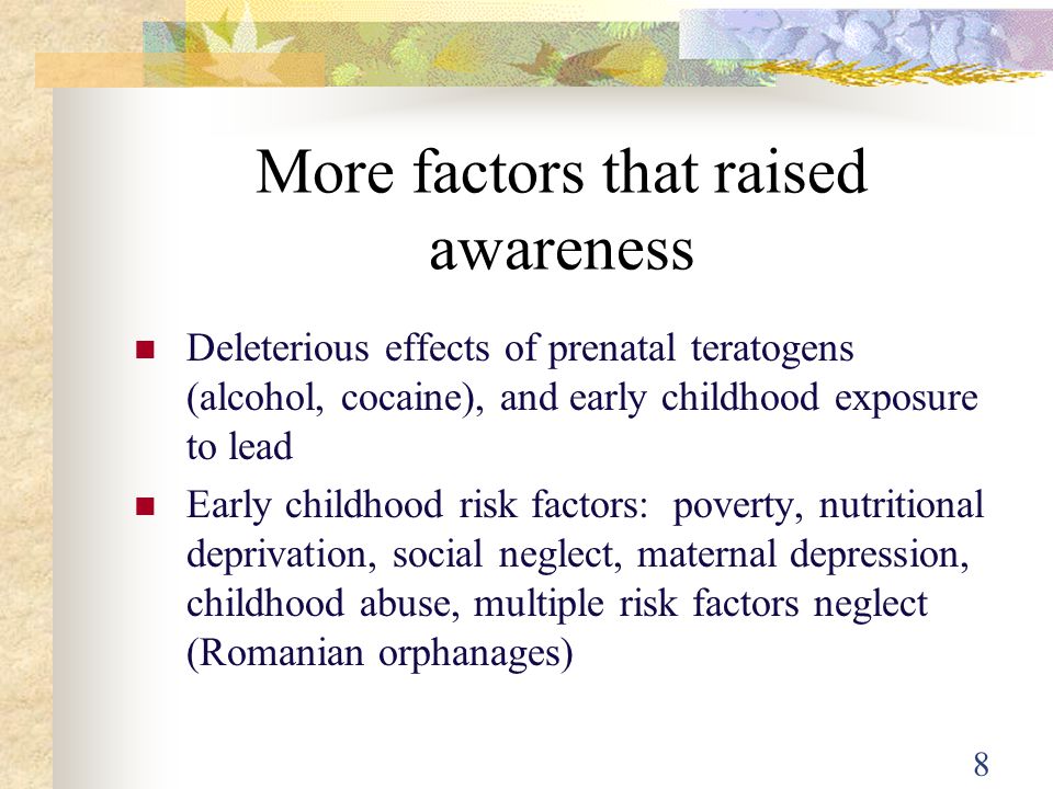 More factors that raised awareness