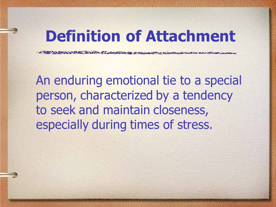 Definition of Attachment