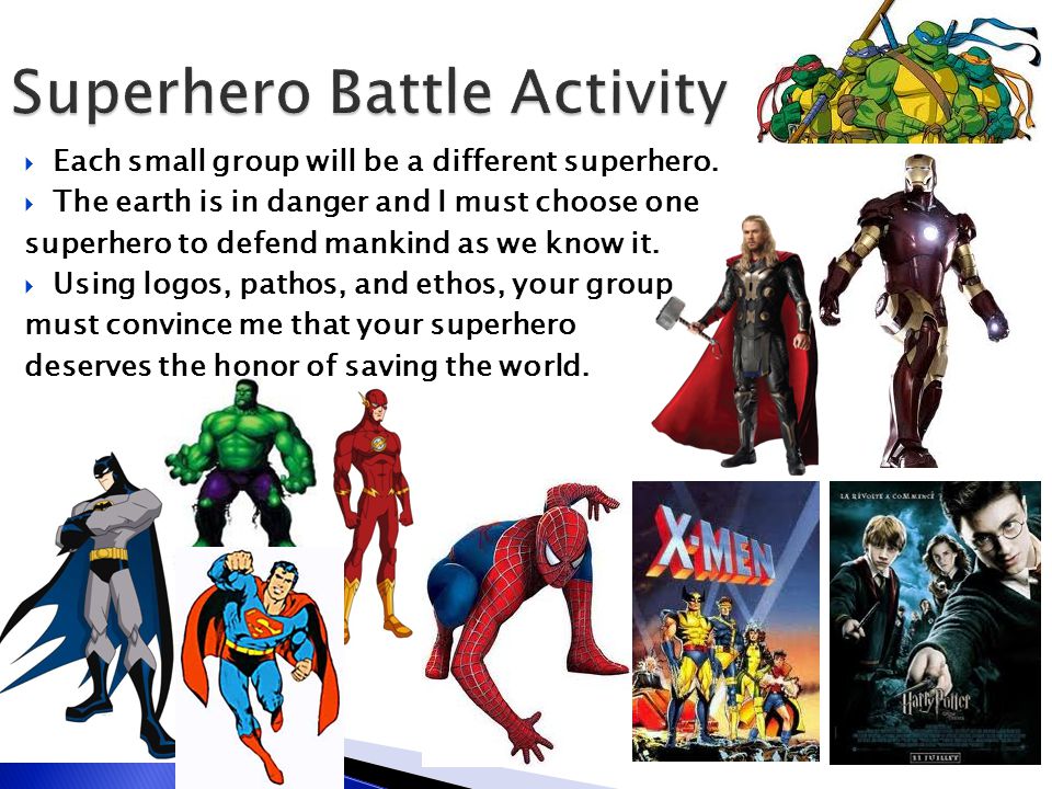 Superhero Battle Activity
