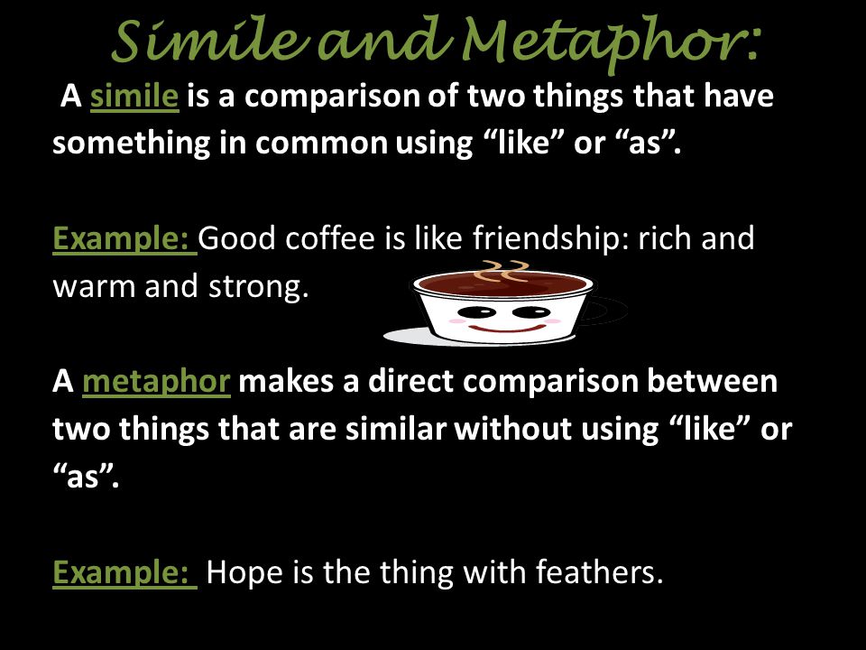 Simile and Metaphor: