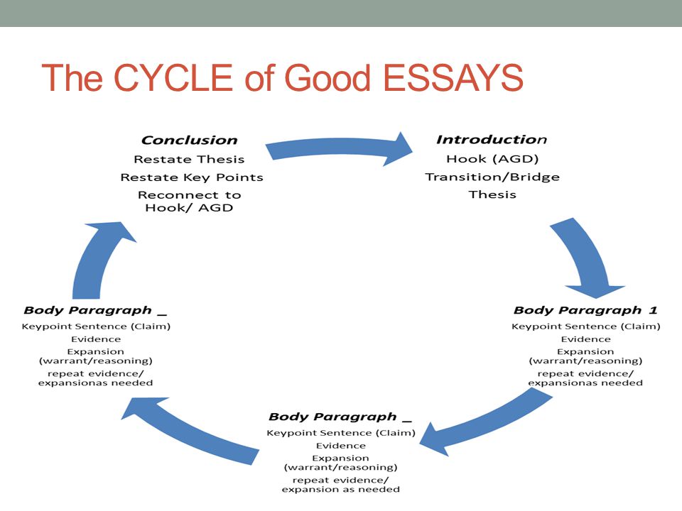 The CYCLE of Good ESSAYS