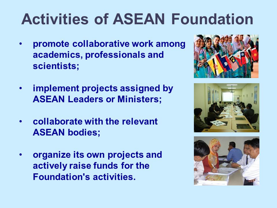 Activities of ASEAN Foundation