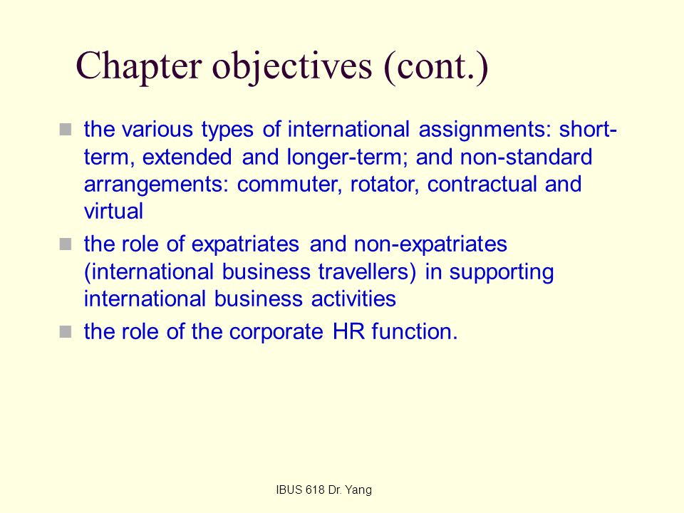 Chapter objectives (cont.)