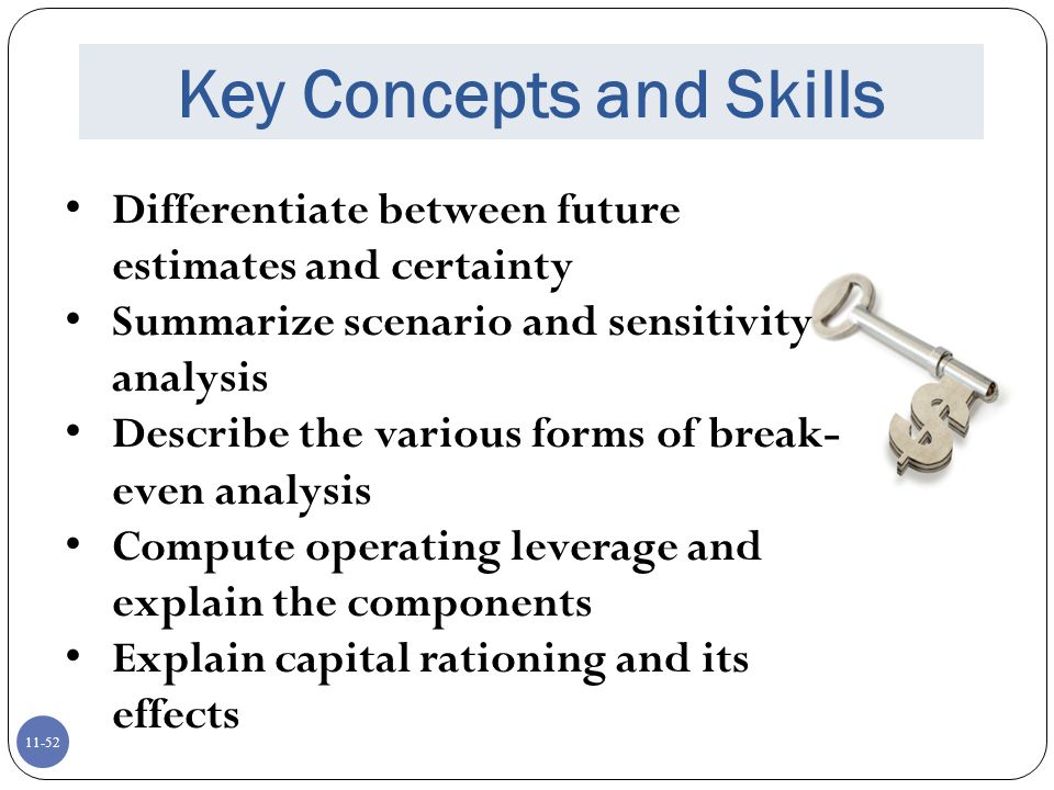 Key Concepts and Skills