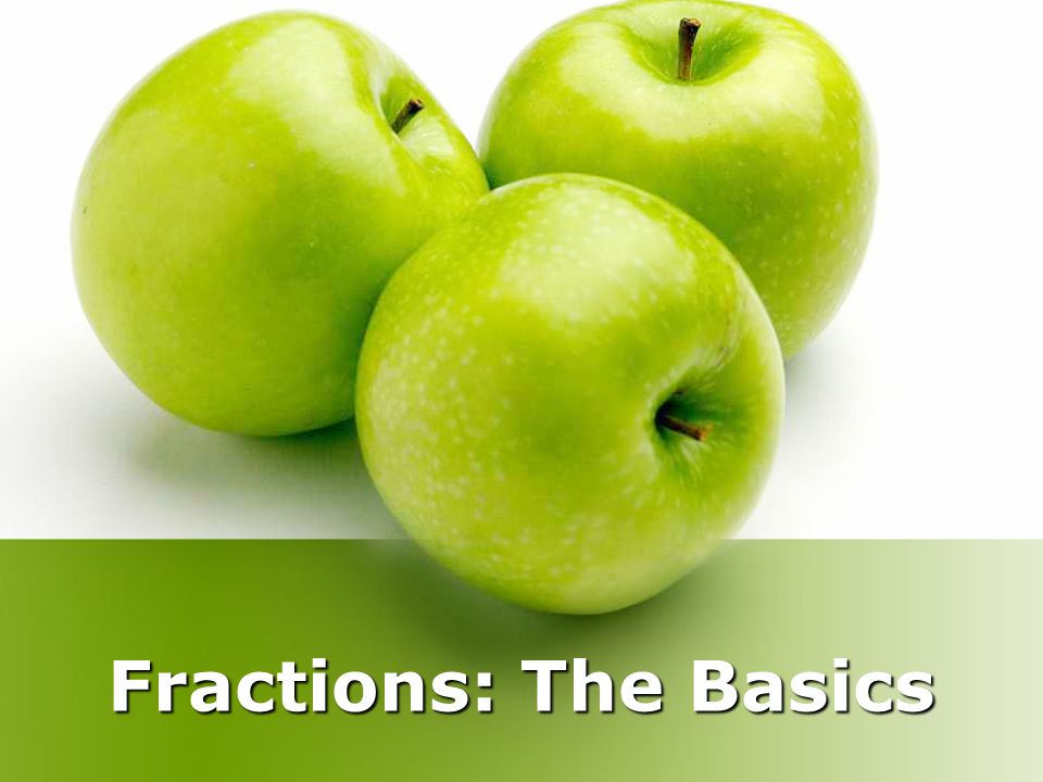 Fractions: The Basics