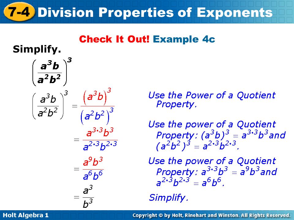 Check It Out! Example 4c Simplify.