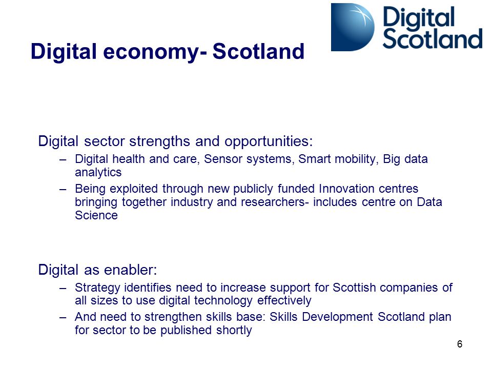 Digital economy- Scotland