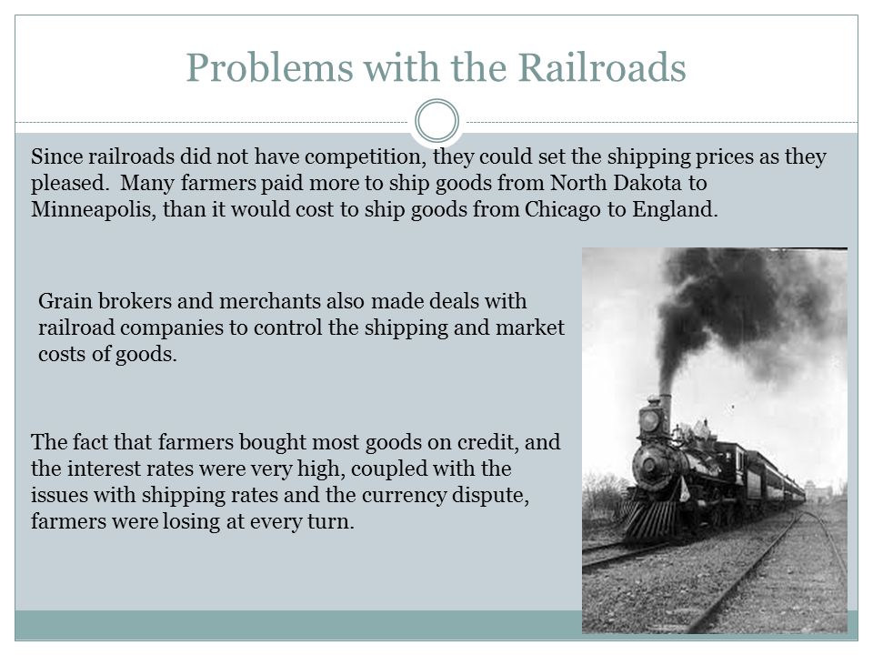 Problems with the Railroads