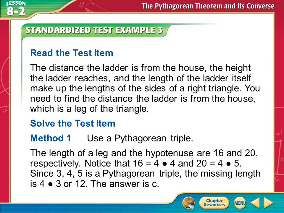 Method 1 Use a Pythagorean triple.