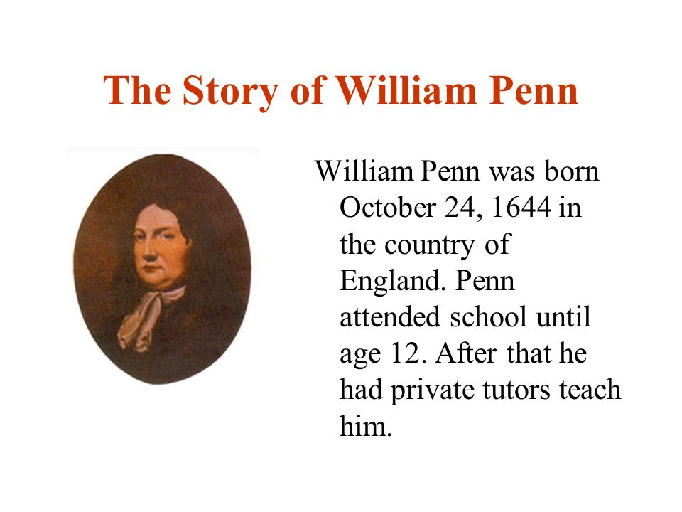The Story of William Penn