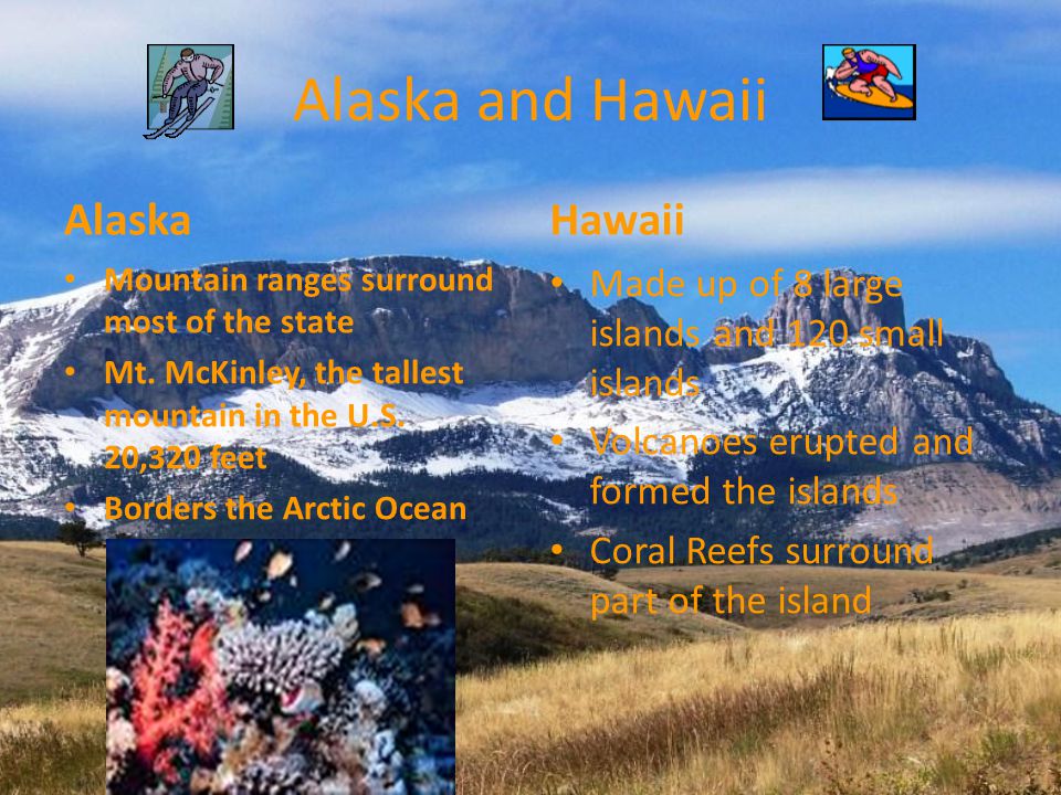 Alaska and Hawaii Alaska Hawaii