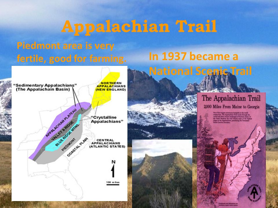 Appalachian Trail In 1937 became a National Scenic Trail