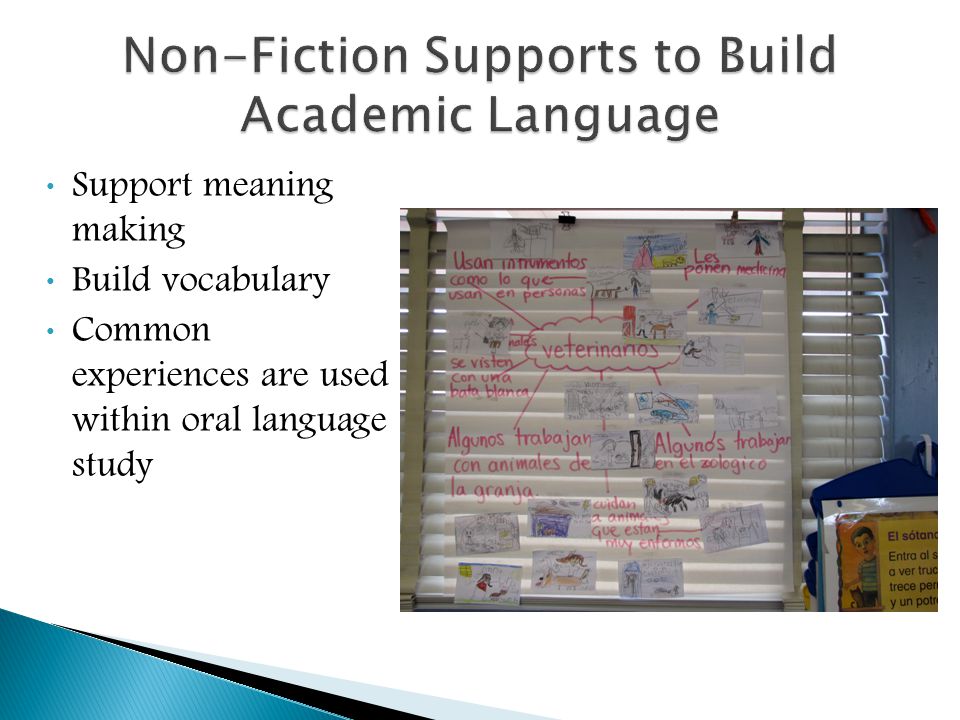 Non-Fiction Supports to Build Academic Language