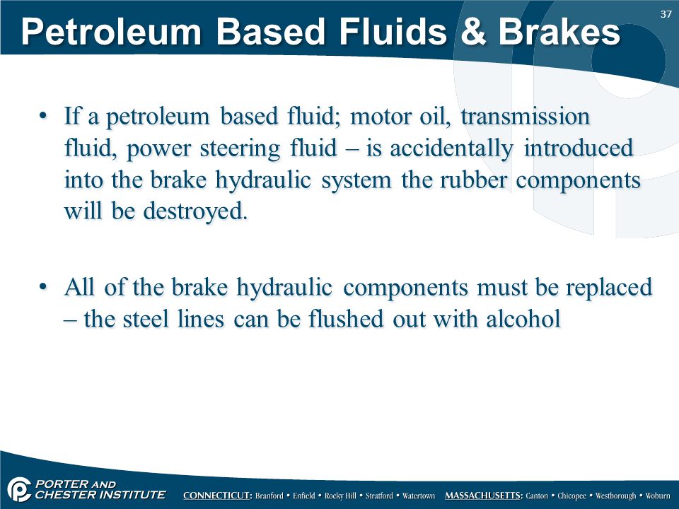 Petroleum Based Fluids & Brakes