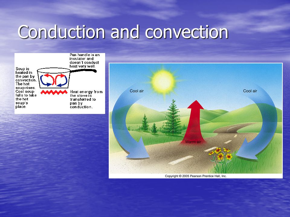 Conduction and convection